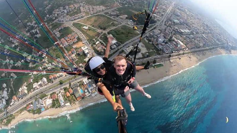 tandem paragliding alanya